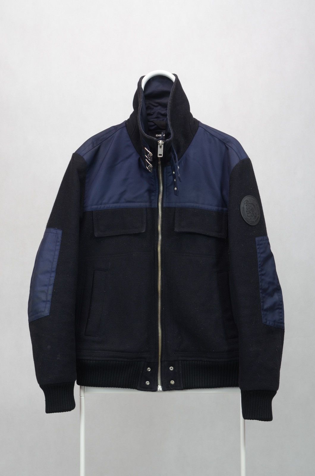 Diesel Diesel wool nylon bomber jacket size L Size US L / EU 52-54 / 3 - 1 Thumbnail