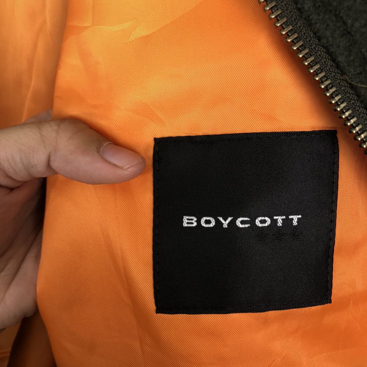 Japanese Brand VINTAGE WOOL BOMBER JACKET BOYCOTT JAPAN ISSEY MIYAKE Size US M / EU 48-50 / 2 - 12 Thumbnail
