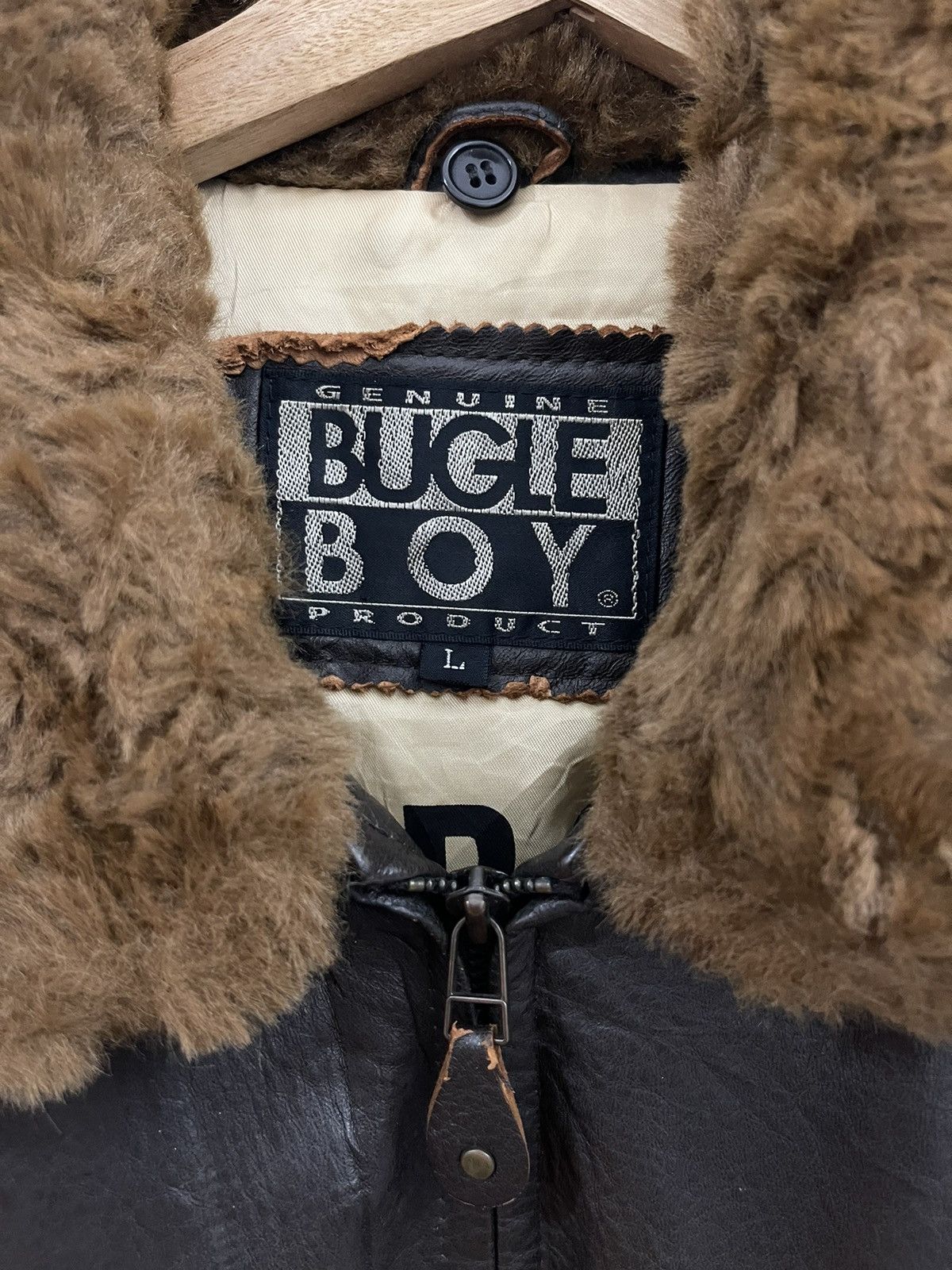 Bugle Boy × Vintage Vintage Bugle Boy U.S.A Flight Bomber Jacket Size US L / EU 52-54 / 3 - 10 Thumbnail