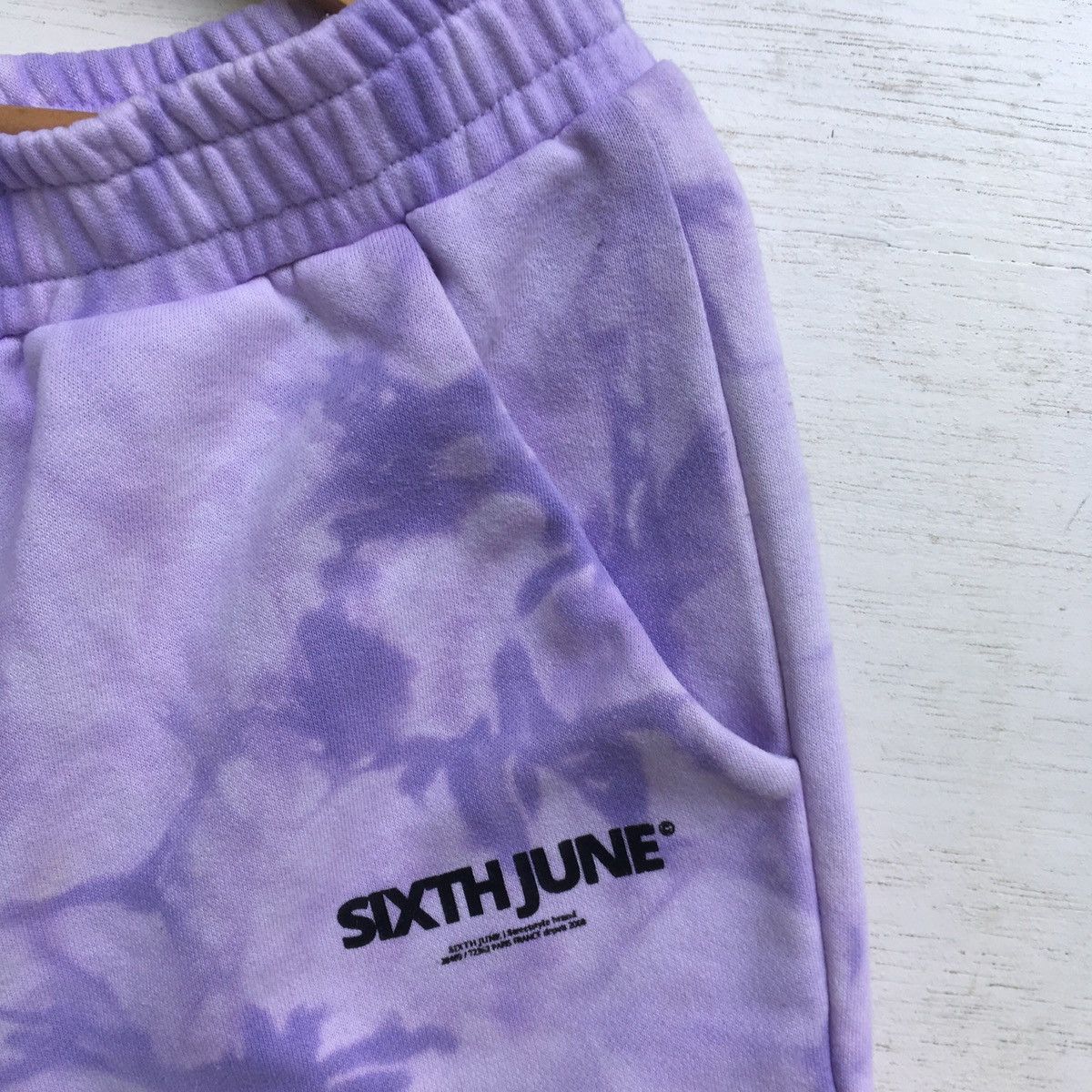 Designer × Sixth June Paris × Vintage 2008 SIXTH JUNE TIE DYE SHORTS Size US 32 / EU 48 - 2 Thumbnail