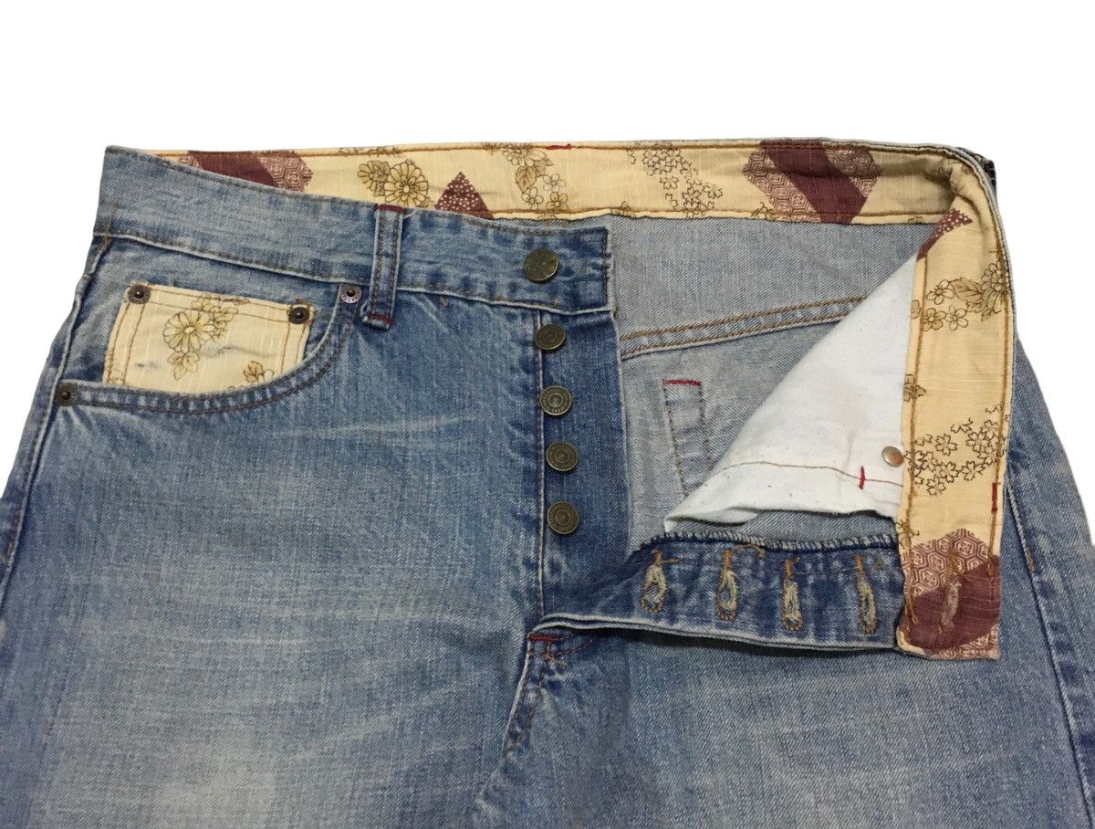 Japanese Brand × Vintage Rare Design Vintage Japanese Brand Sukajan Jeans 1990s Size US 32 / EU 48 - 6 Thumbnail