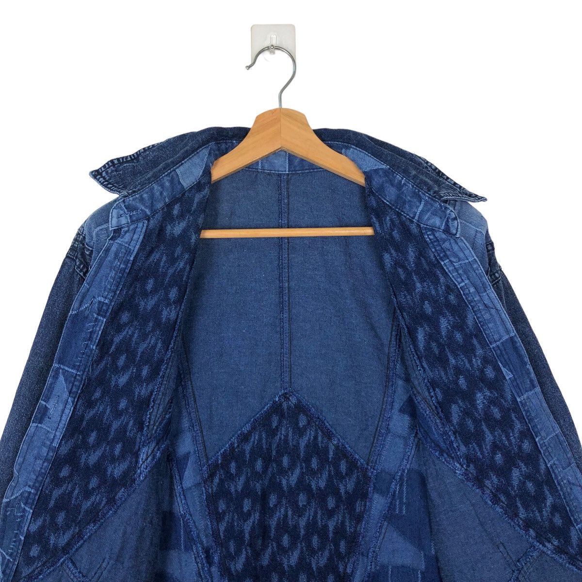 Blue Blue Japan VINTAGE SISOKO INDIGO BLUE BLUE JAPAN DESIGN JACKET Size US M / EU 48-50 / 2 - 10 Thumbnail