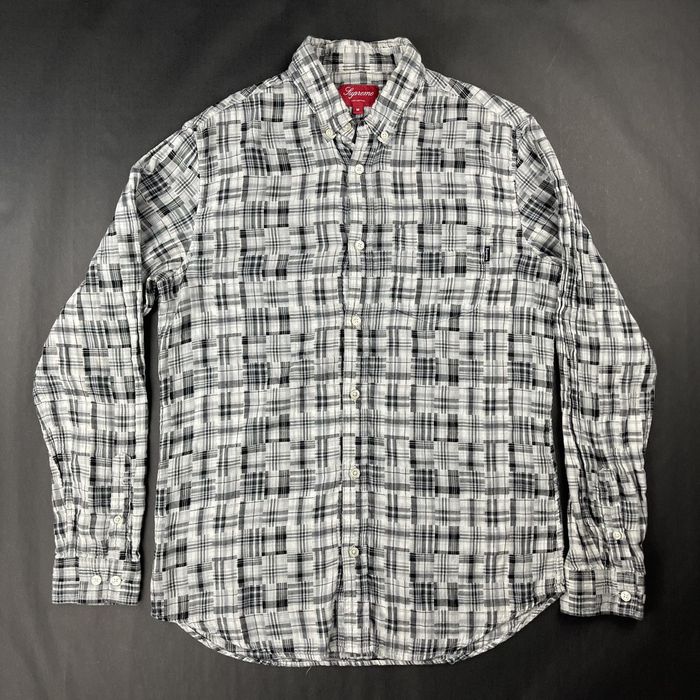 Supreme Supreme Patchwork Print Button Up Down Shirt 2013 | Grailed