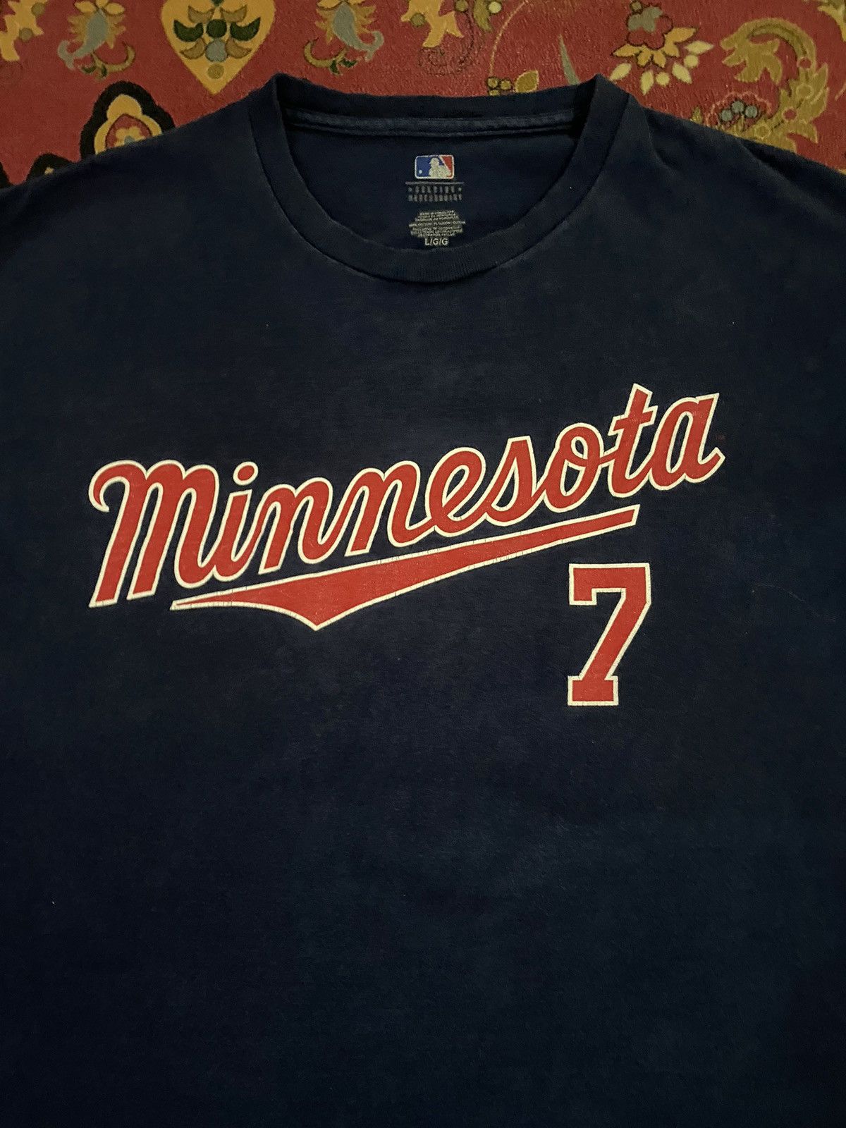 Logo 7 Vintage MLB Minnesota 7 Rare Tshirt Size US L / EU 52-54 / 3 - 3 Thumbnail