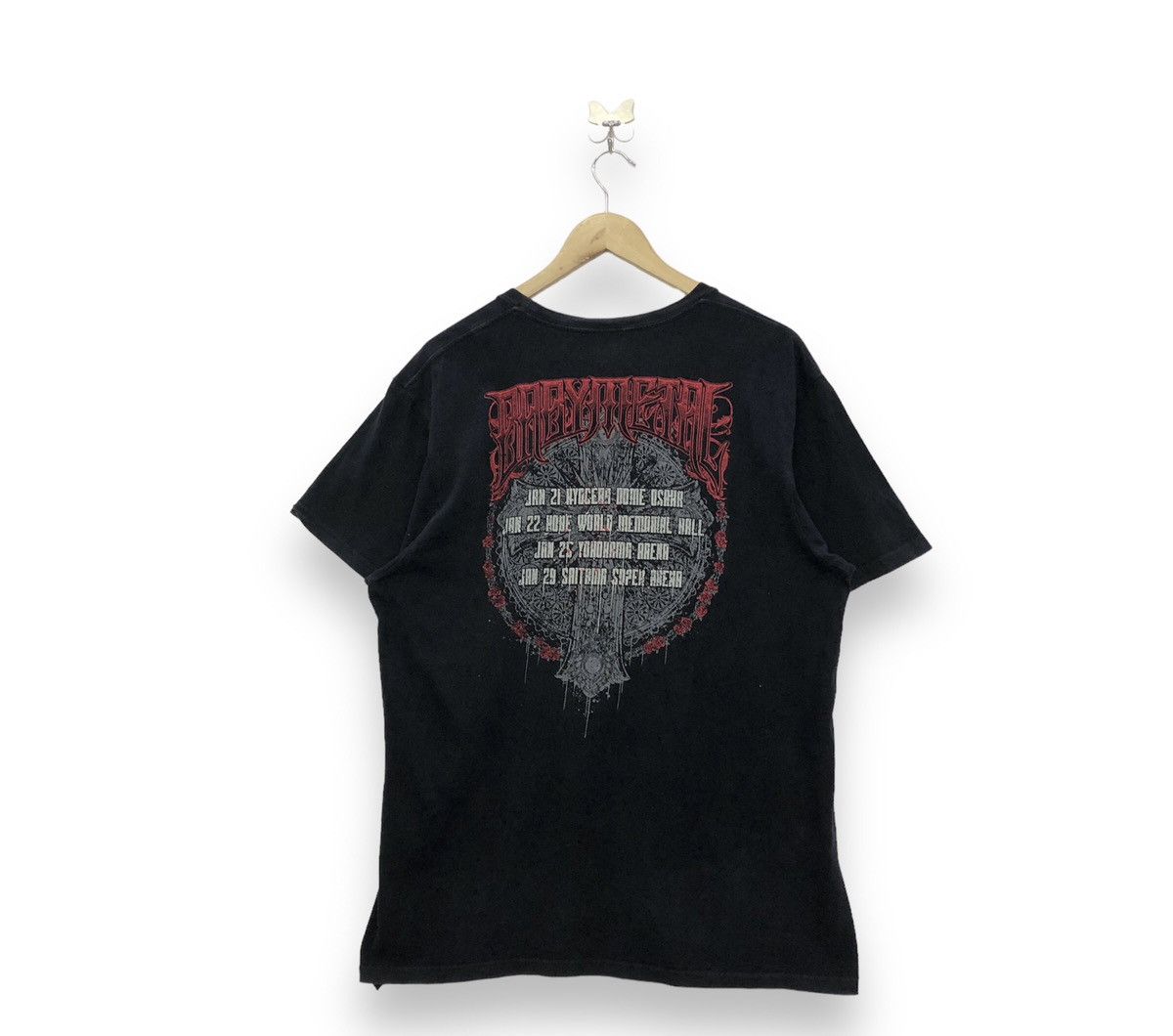 Band Tees Baby Metal Japanese Band Tour Tshirt Size US XL / EU 56 / 4 - 2 Thumbnail