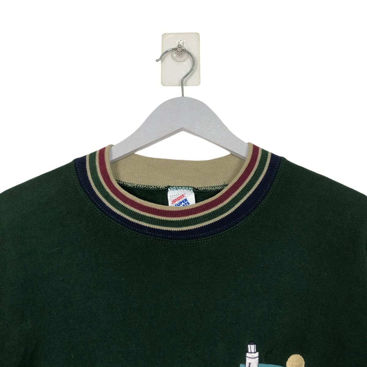 Vintage 💥90s CAPE COD USA EMBROIDERED LOGO RINGER CREWNECK Size US M / EU 48-50 / 2 - 7 Thumbnail