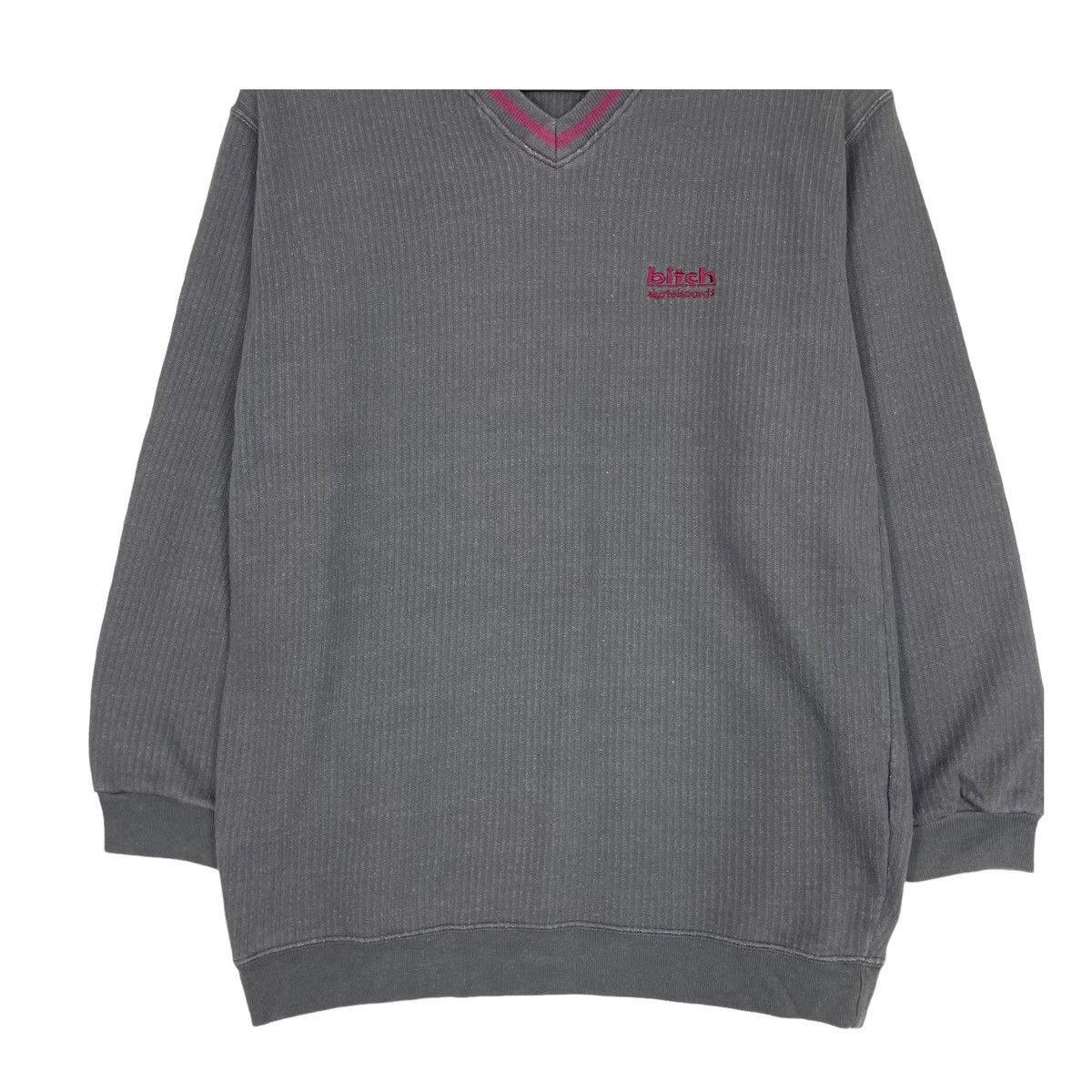 Japanese Brand × Vintage 💥90s BITCH SKATEBOARD PULLOVER SWEATSHIRT Size US L / EU 52-54 / 3 - 5 Thumbnail
