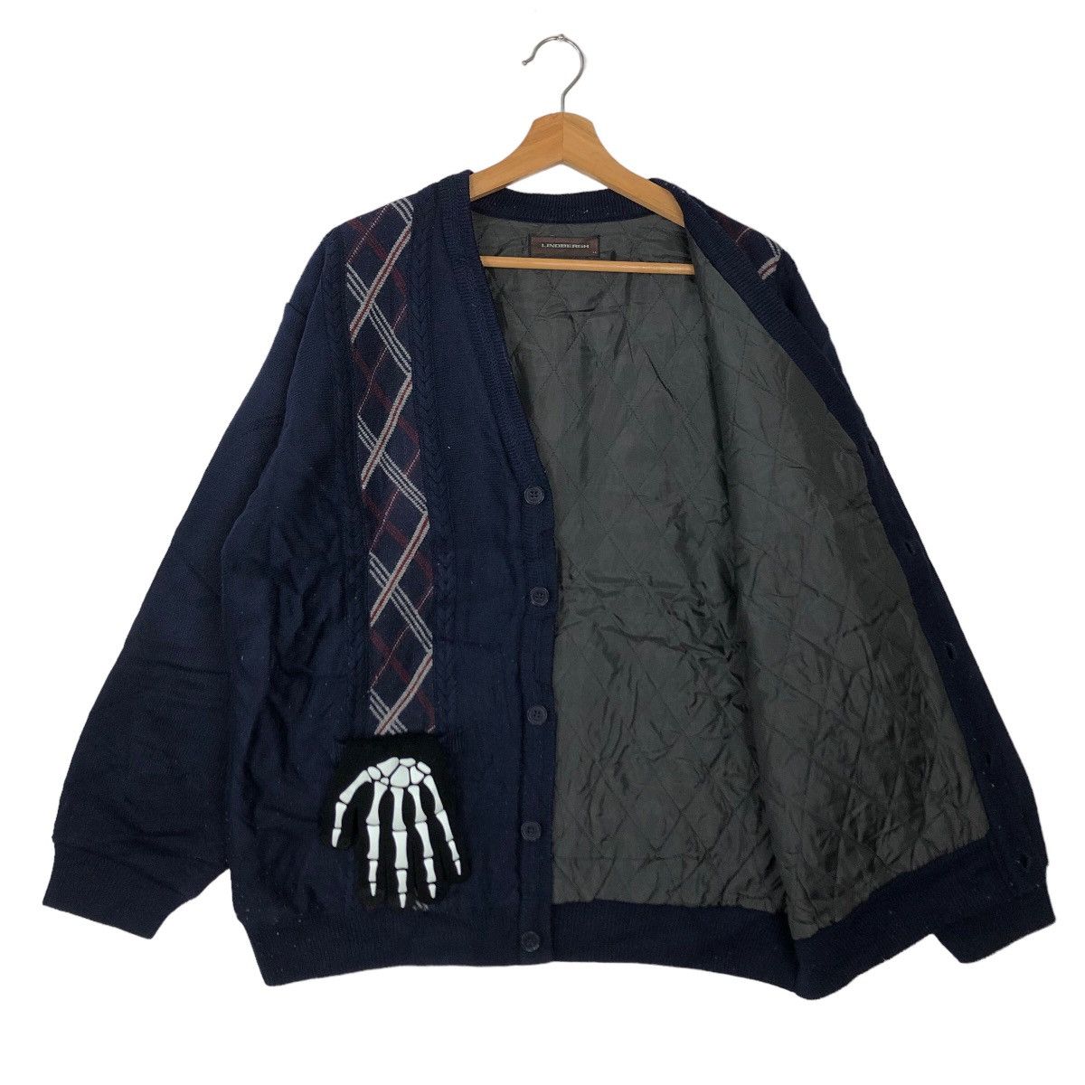 Japanese Brand VINTAGE CARDIGAN JACKET NAVAJO AZTEC DESIGN LINDBERGH JAPAN Size US L / EU 52-54 / 3 - 8 Thumbnail
