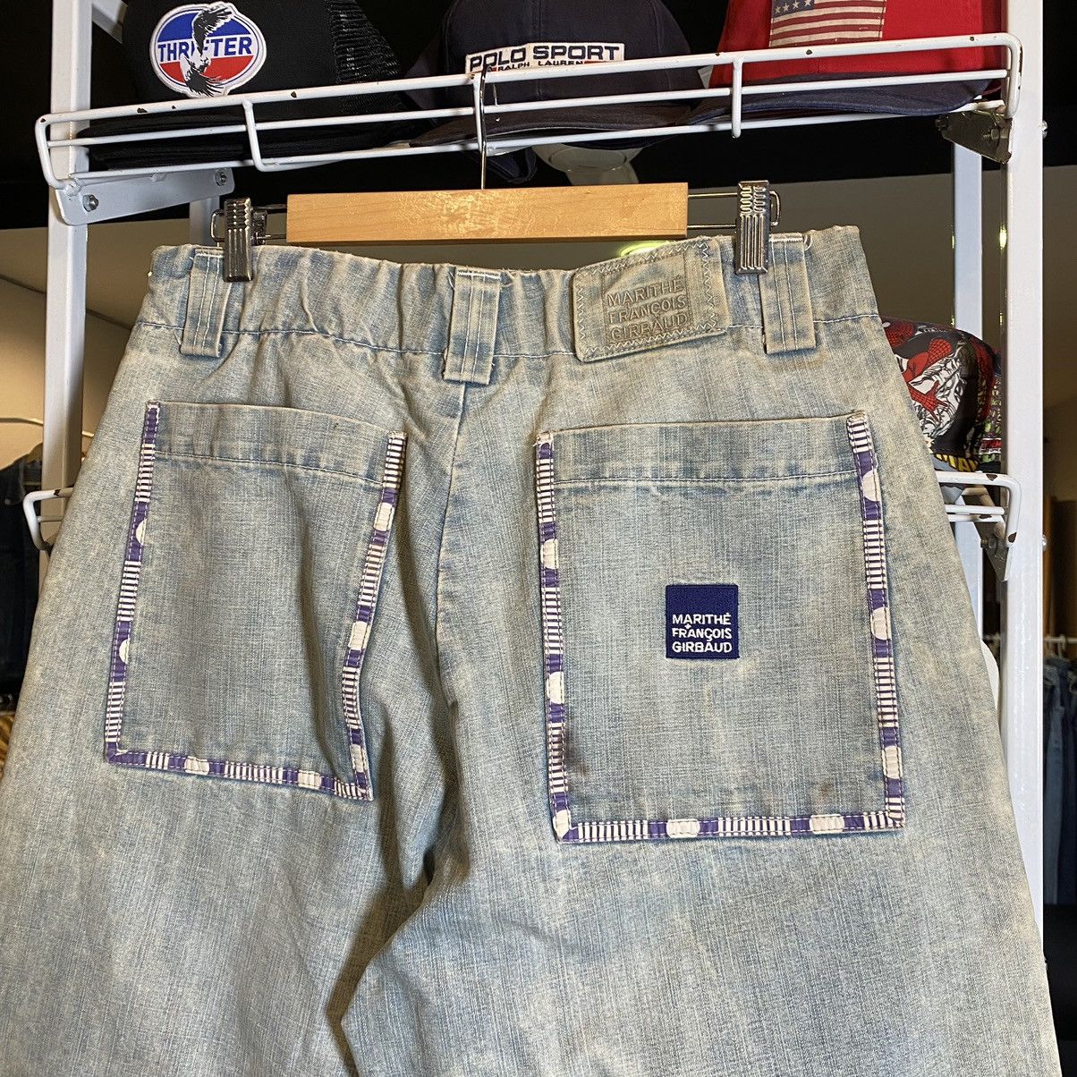 Marithe + Francois Girbaud Marithe Francois Girbaud Bondage Denim Pants Size US 34 / EU 50 - 3 Thumbnail