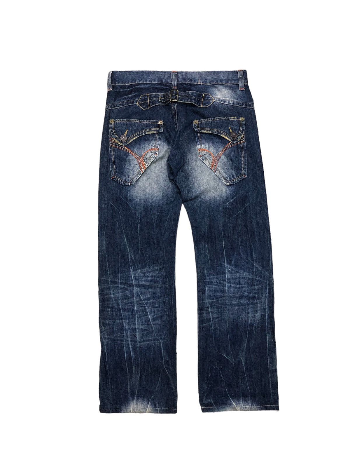 Other BUCKLE BACK WASHED BLUE DENIM BY BACK NUMBER Size US 34 / EU 50 - 2 Thumbnail