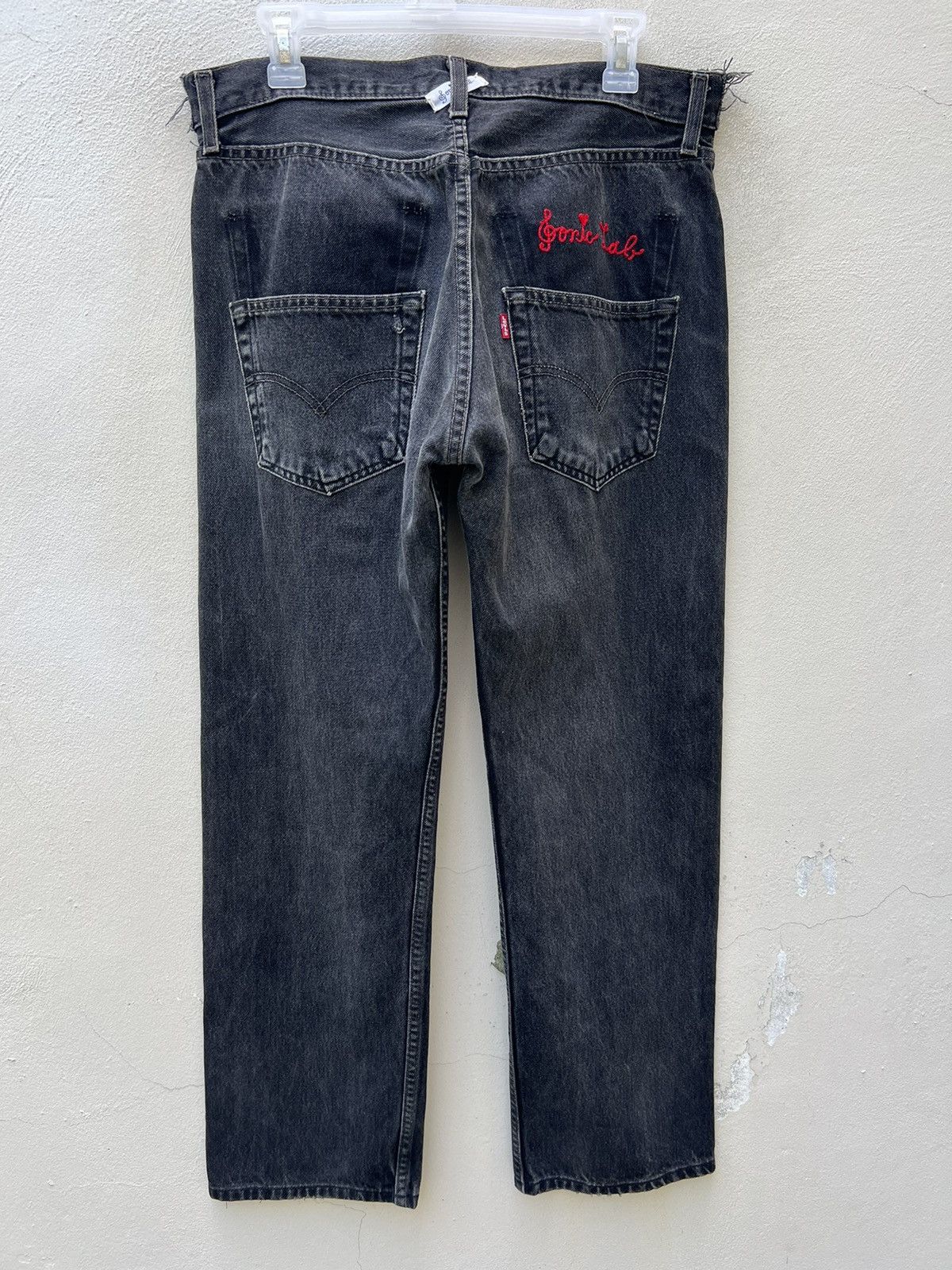 Needles Vintage Levi’s 501 REBIULD by Sonic Lab Needles Denim Jeans Size US 32 / EU 48 - 14 Thumbnail