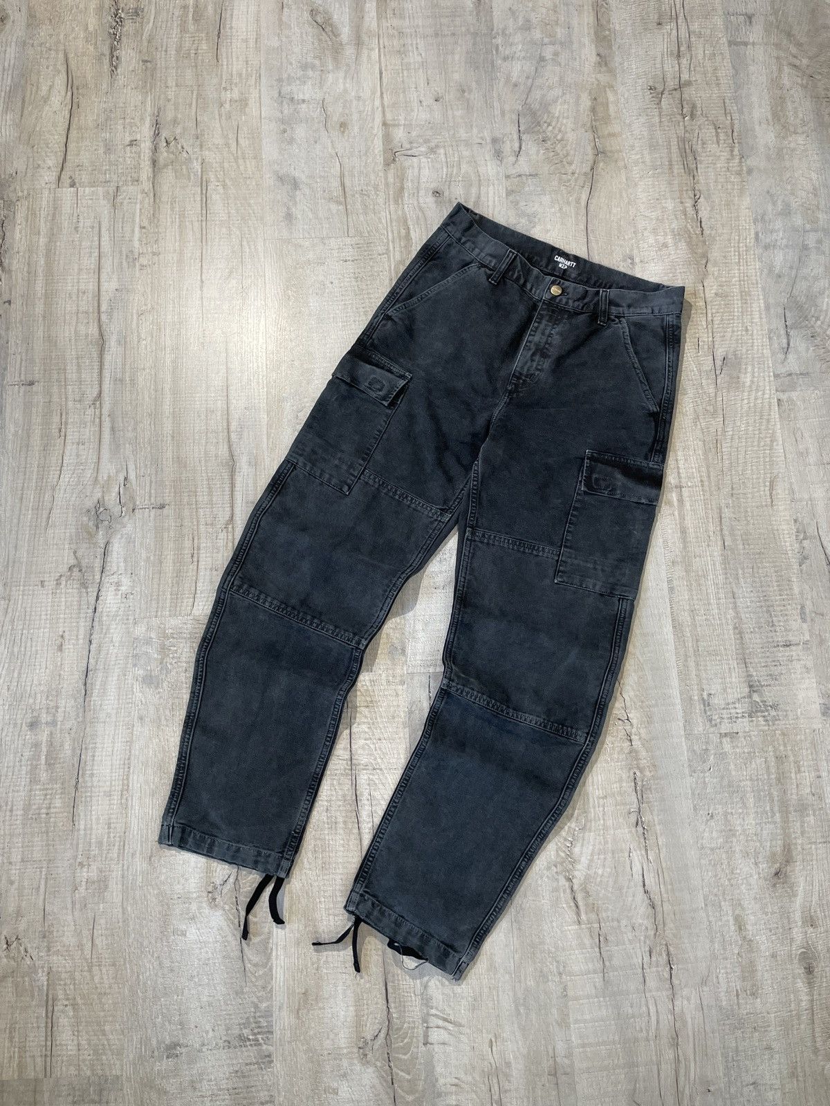 Carhartt × Vintage CARHARTT WIP BOXY LOGO KEYTO CARGO GARMENT PANTS Size US 28 / EU 44 - 10 Thumbnail