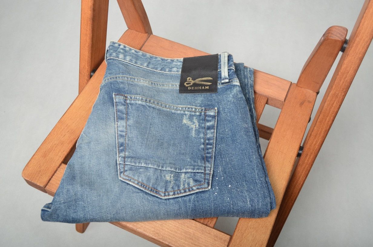 DENHAM Denham denim jeans distressed size 34 Size US 34 / EU 50 - 1 Thumbnail