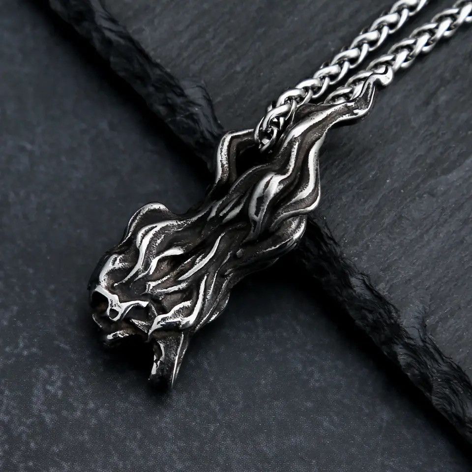 Other Unique Punk Rock Skull Pendant Necklace Size ONE SIZE - 3 Thumbnail