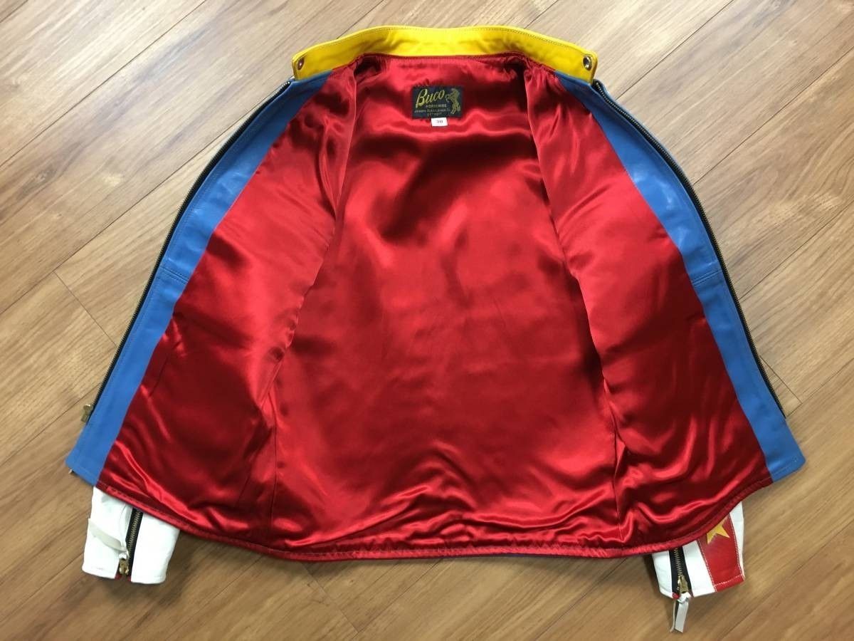 The Real McCoy's × Vintage RARE Real McCoy's BUCO J-100 GUNDAM Horsehide Leather Jacket Size US M / EU 48-50 / 2 - 7 Thumbnail