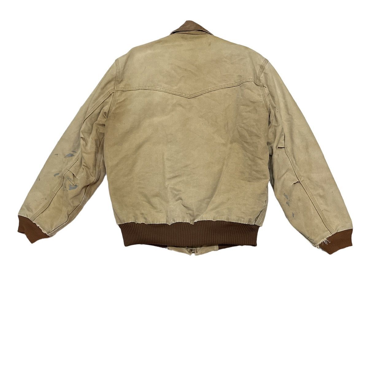 Carhartt Vintage Carhartt Chore Jacket Distressed Work Wear Fashion Size US M / EU 48-50 / 2 - 2 Thumbnail
