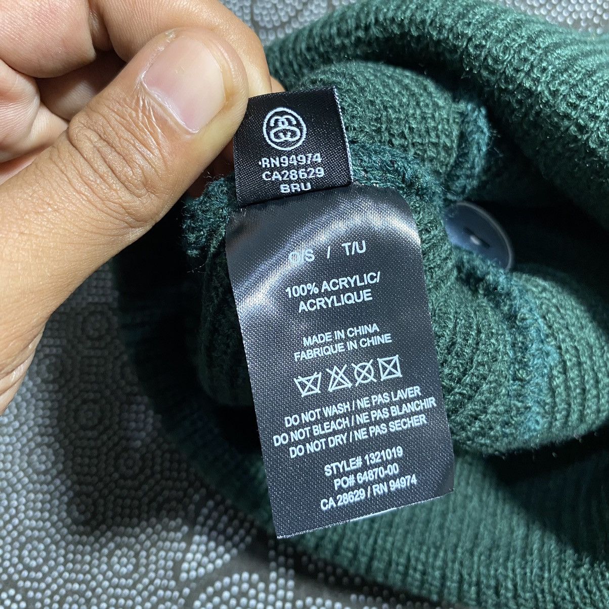 Stussy × Vintage Stussy Short Beanie Hat Size ONE SIZE - 4 Thumbnail