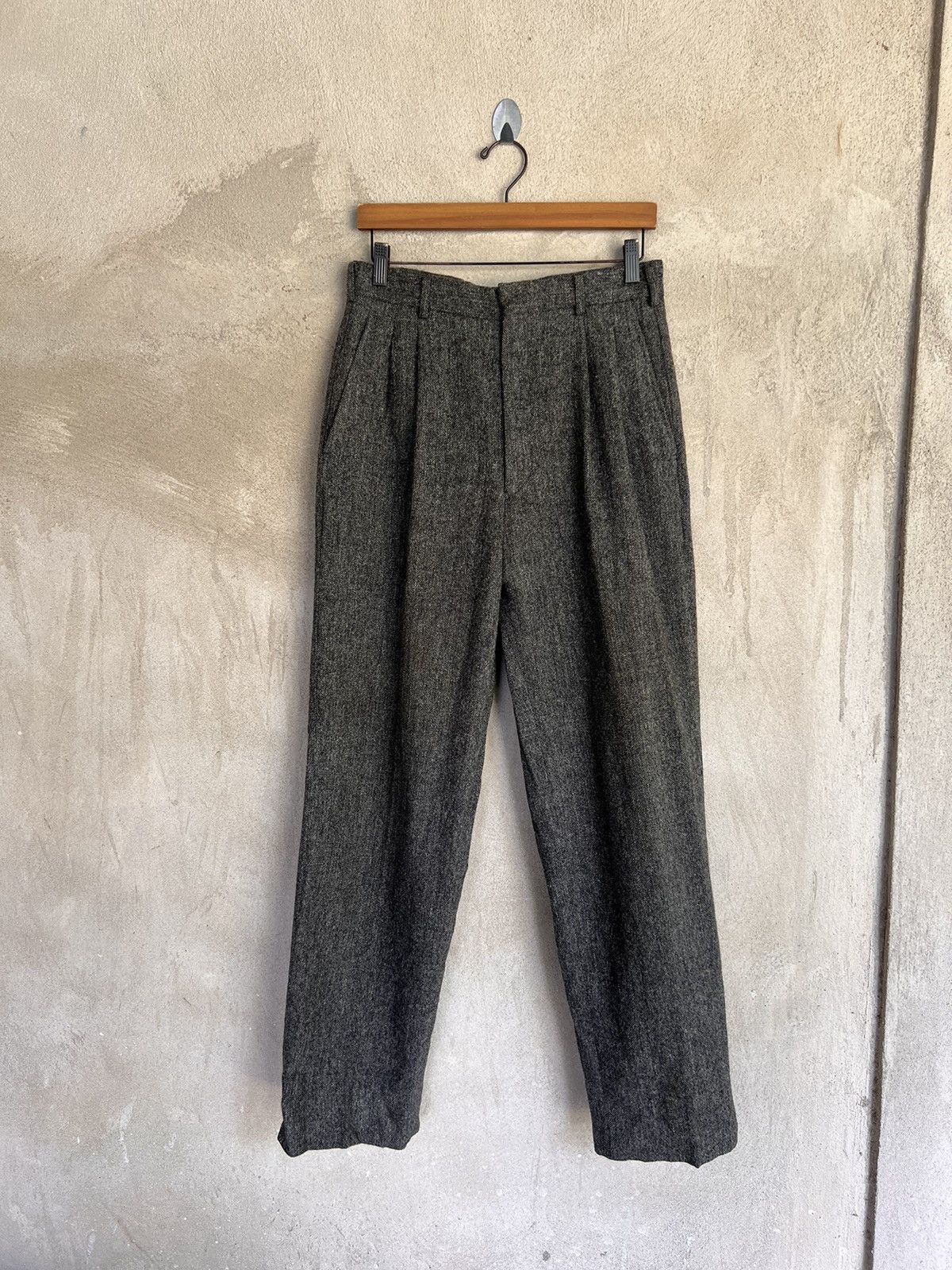 Comme des Garcons Homme Vintage Commedes Garçons Homme Wool Pant Size US 30 / EU 46 - 2 Thumbnail