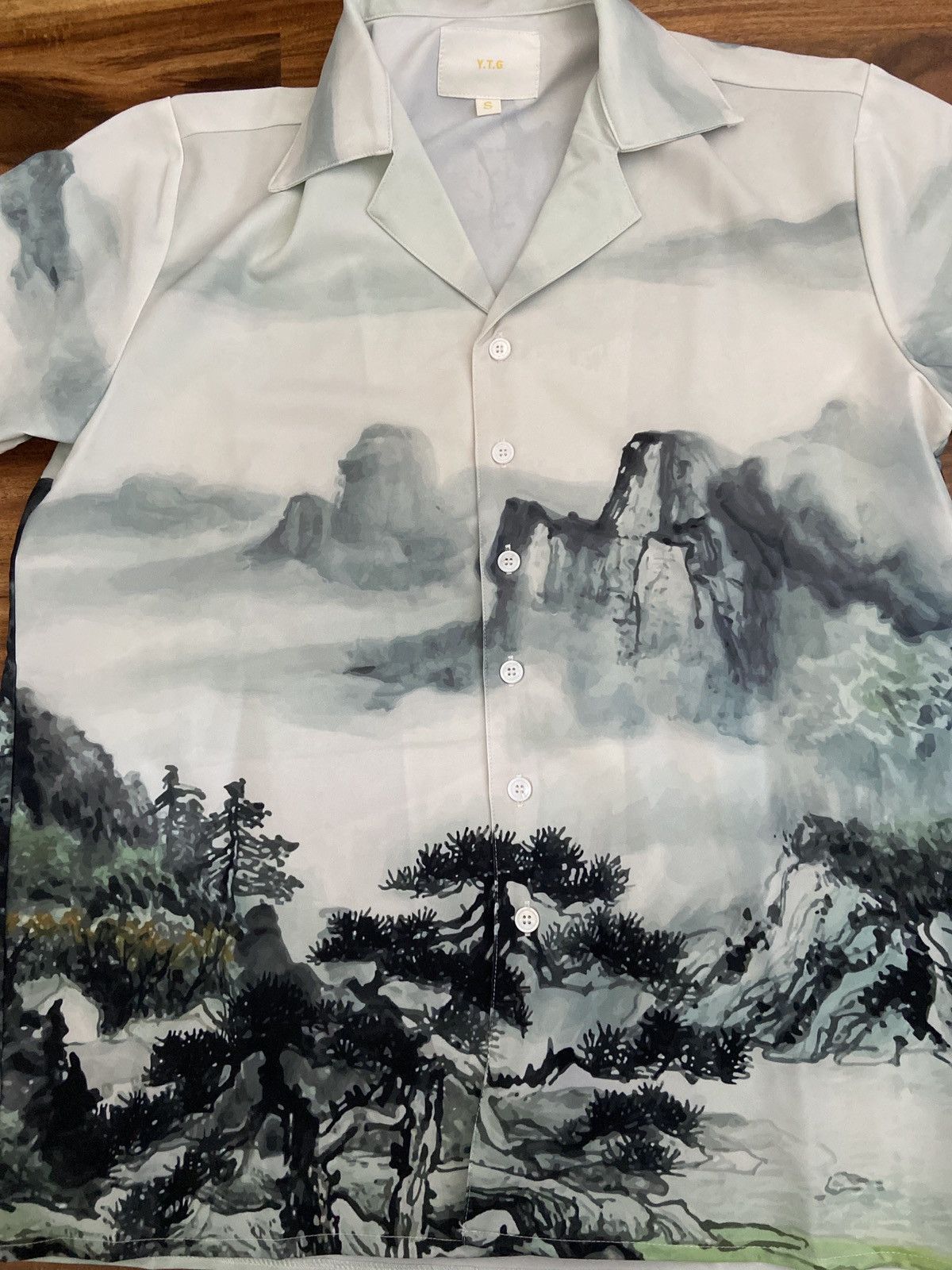 YITAI YTG/ Yitai Landscape Waterpaint Button up size S Size US S / EU 44-46 / 1 - 2 Thumbnail