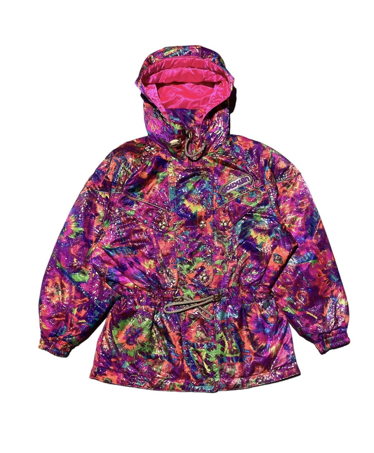 Goldwin × Vintage Vintage Goldwin Multicolour Ski Wear Hood Jacket Size S / US 4 / IT 40 - 1 Thumbnail