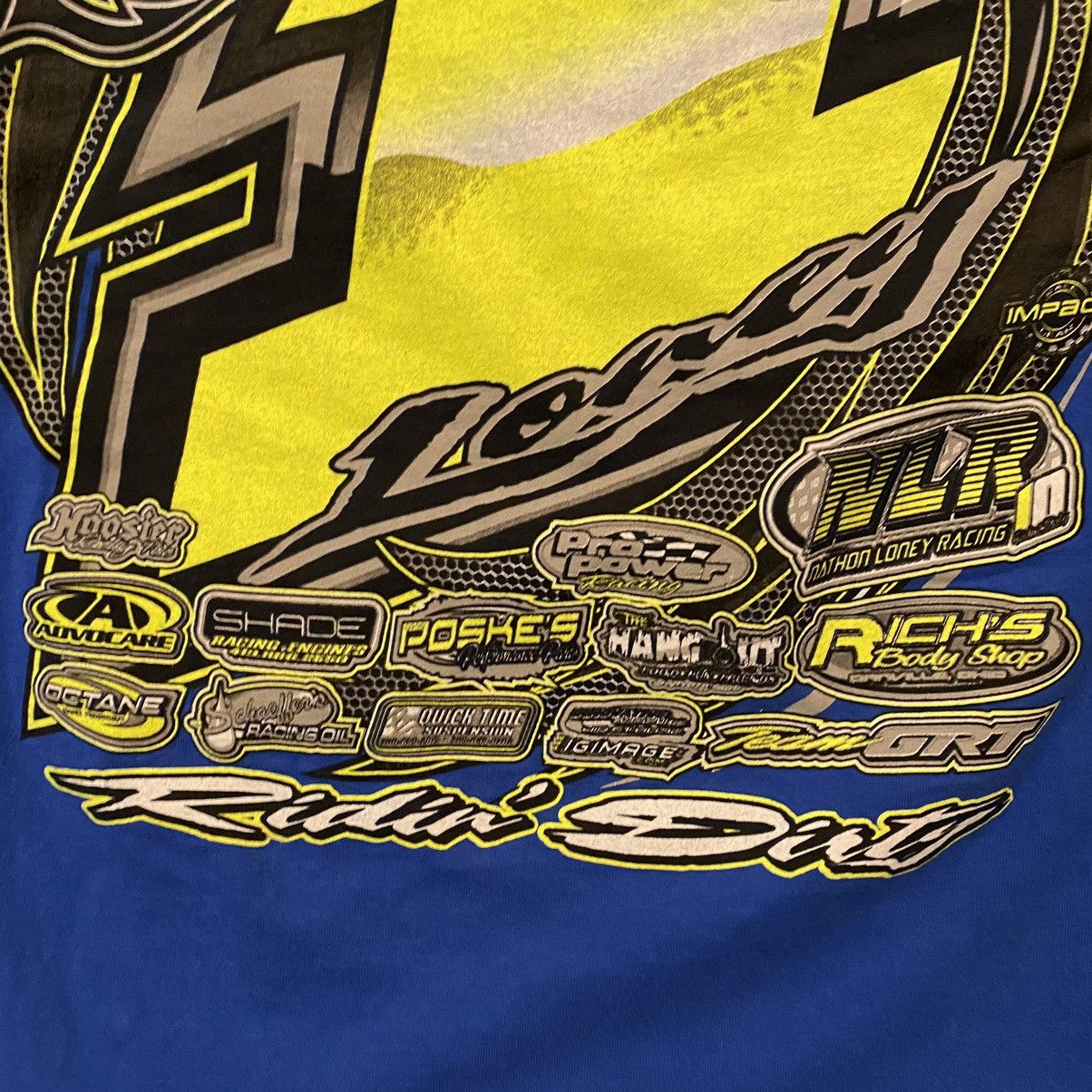 NASCAR × Nike Vintage Y2K Blue Nascar AOP Racing Graphic Tee L Size US L / EU 52-54 / 3 - 3 Thumbnail
