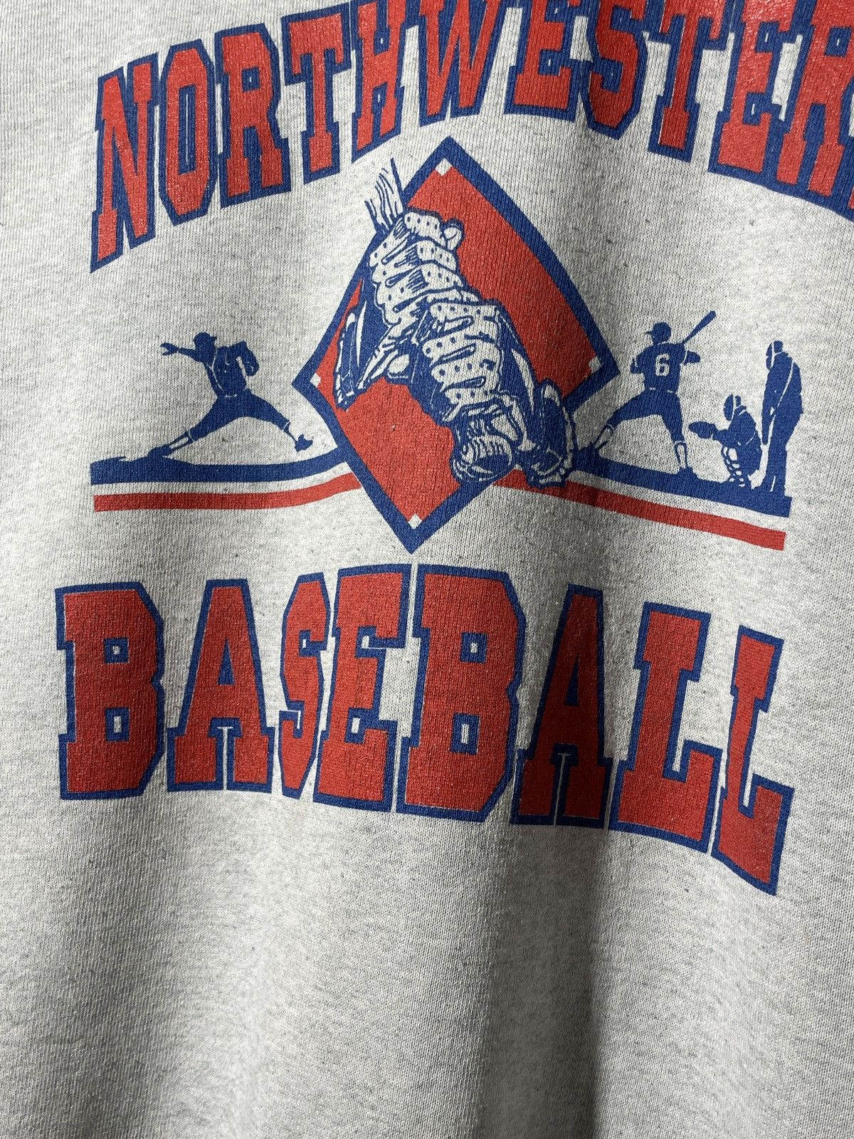 Vintage Vintage Northwestern Baseball USA Sweatshirt Size US L / EU 52-54 / 3 - 6 Thumbnail