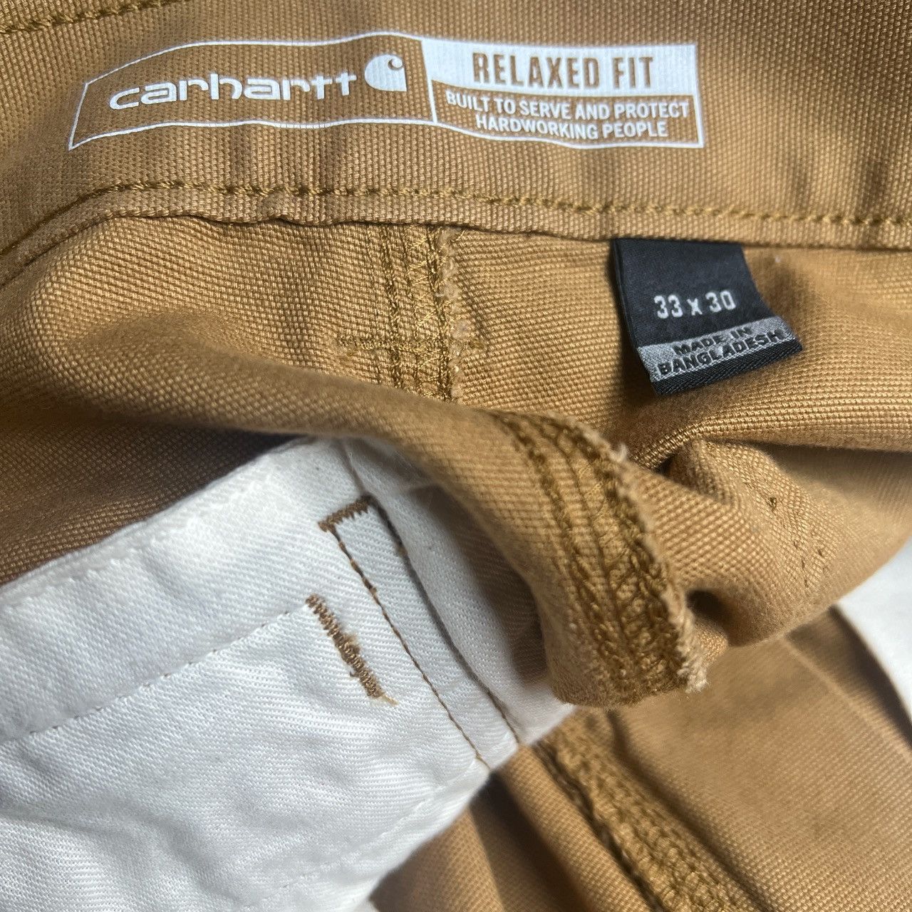 Carhartt 33 X 30 Carhartt Tan Carpenter Pants | Grailed