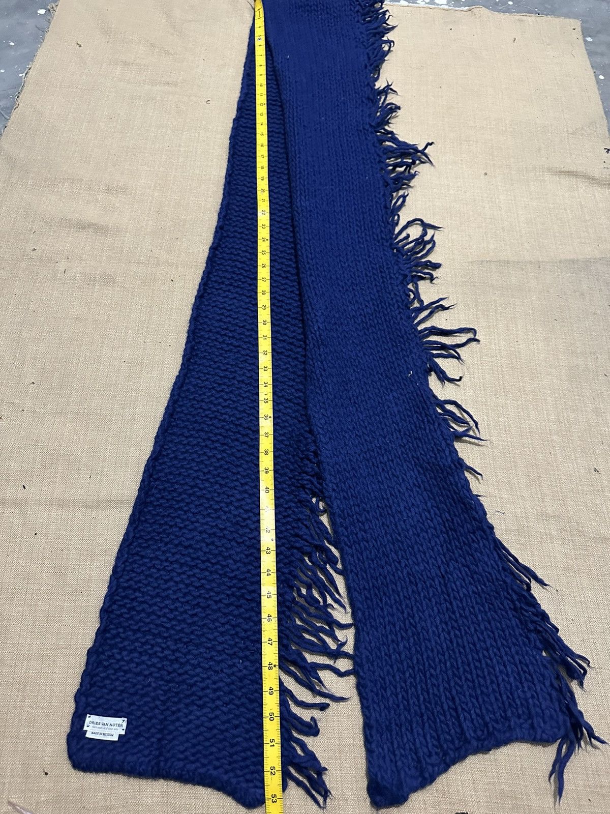 Dries Van Noten Dries Van Noten Fringe Wool Scarf Size ONE SIZE - 7 Thumbnail