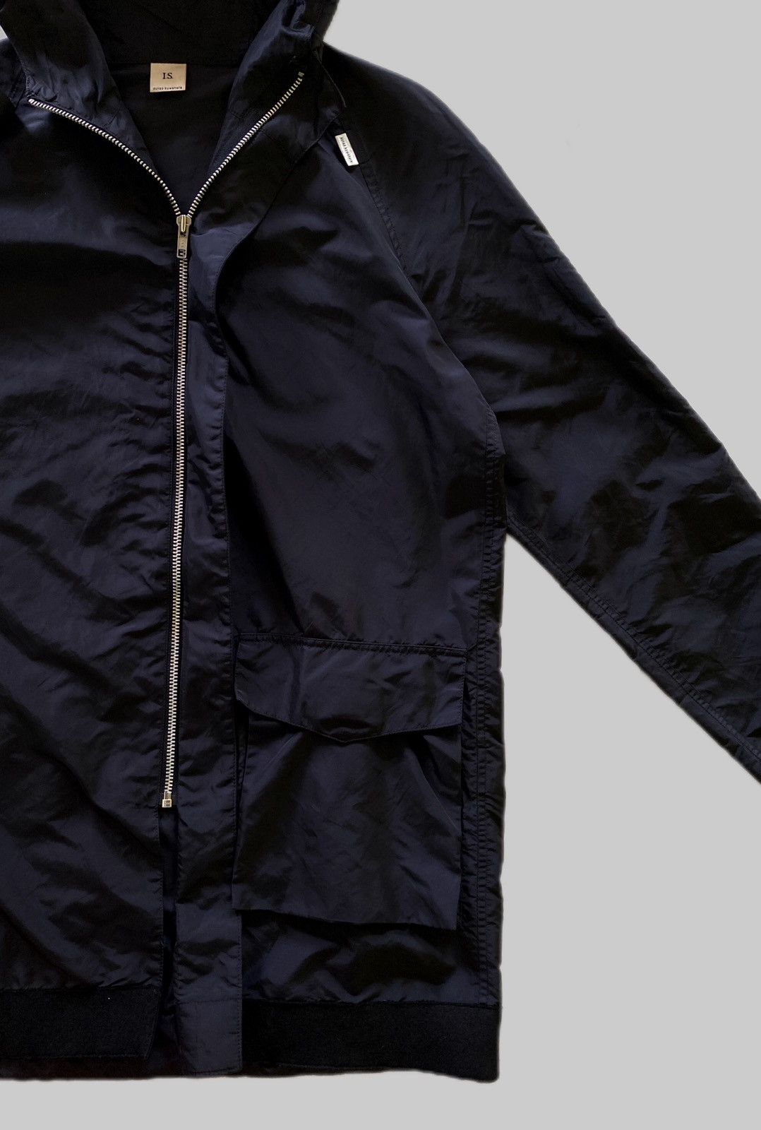 Issey Miyake I.S SunaoKuwahara Nylon Long Rain Coat Size US M / EU 48-50 / 2 - 5 Thumbnail