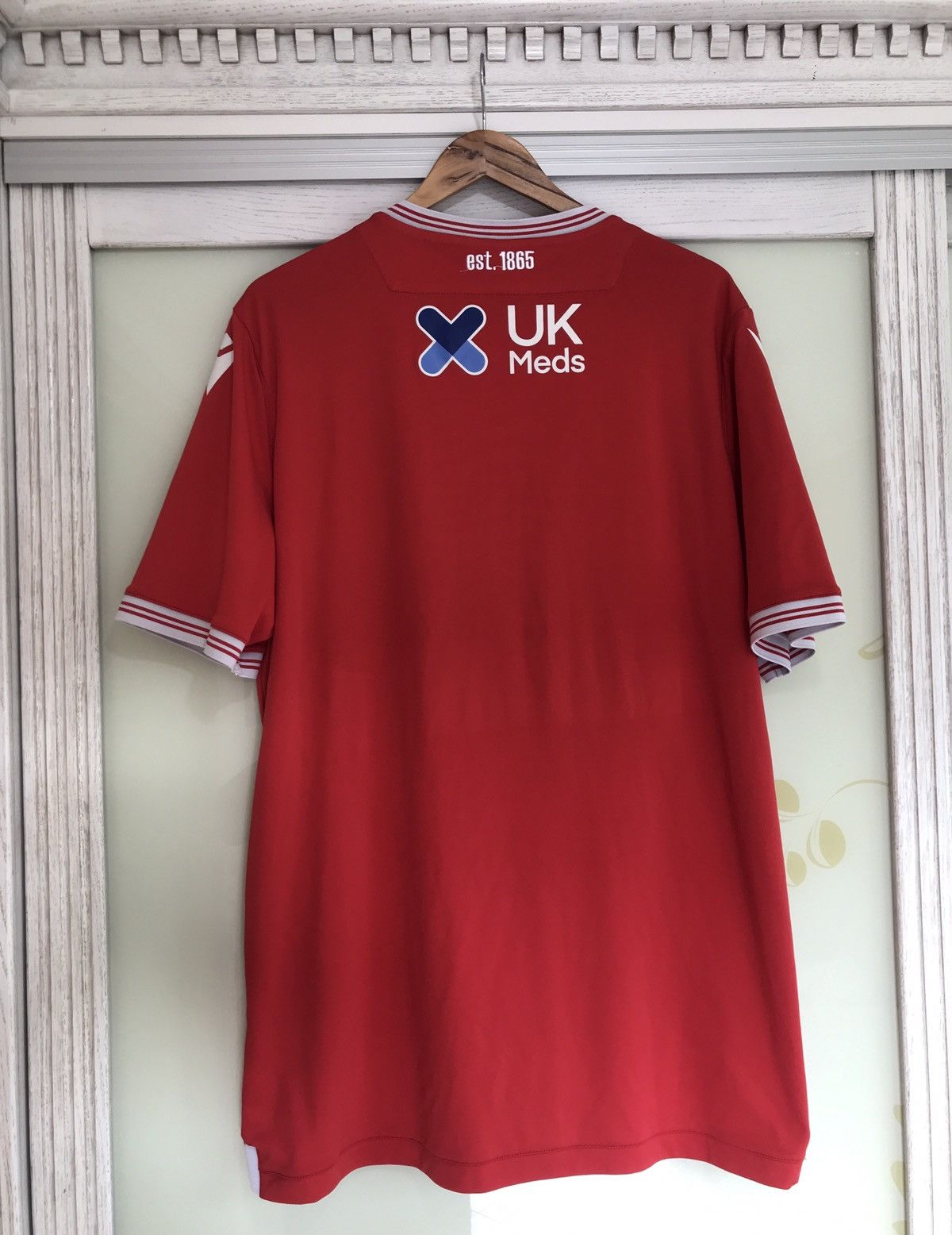 Macron Nottingham Forest 2020-2021 Home Soccer Jersey Football Kit Size US XXL / EU 58 / 5 - 2 Thumbnail