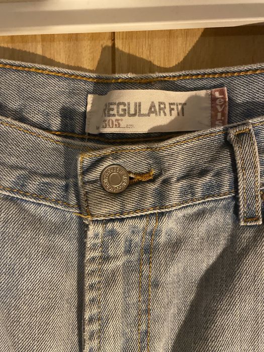 Vintage Vintage Levi’s 505 bleach blue jeans Grailed