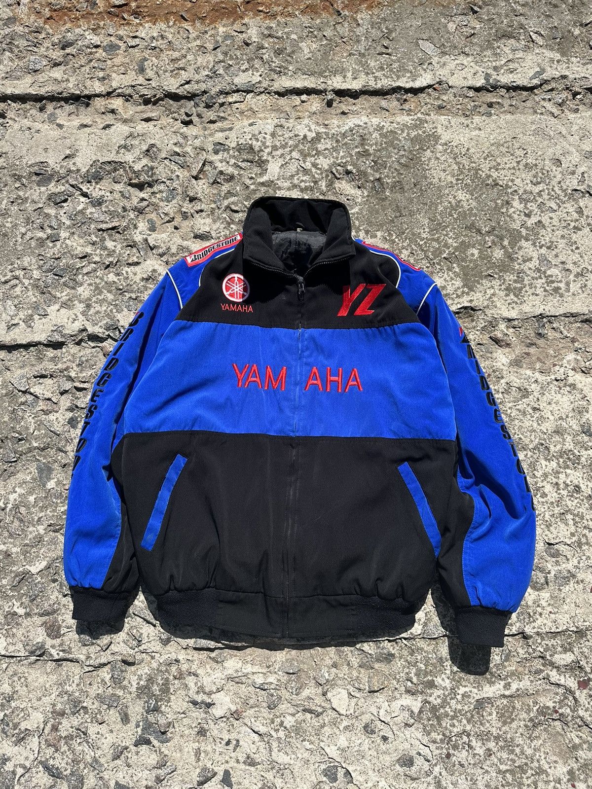 NASCAR × Vintage Vintage 90s Yamaha Bridgestone Racing Jacket Size US M / EU 48-50 / 2 - 1 Thumbnail