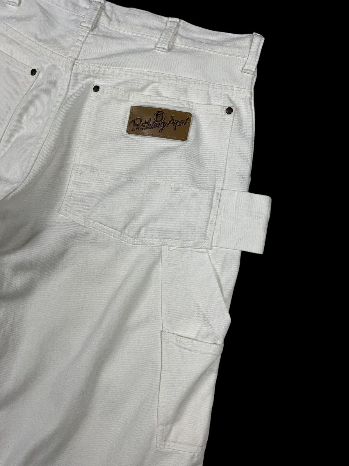 Bape Vintage Bape Double Knee Carpenter Pants Size US 35 - 13 Thumbnail