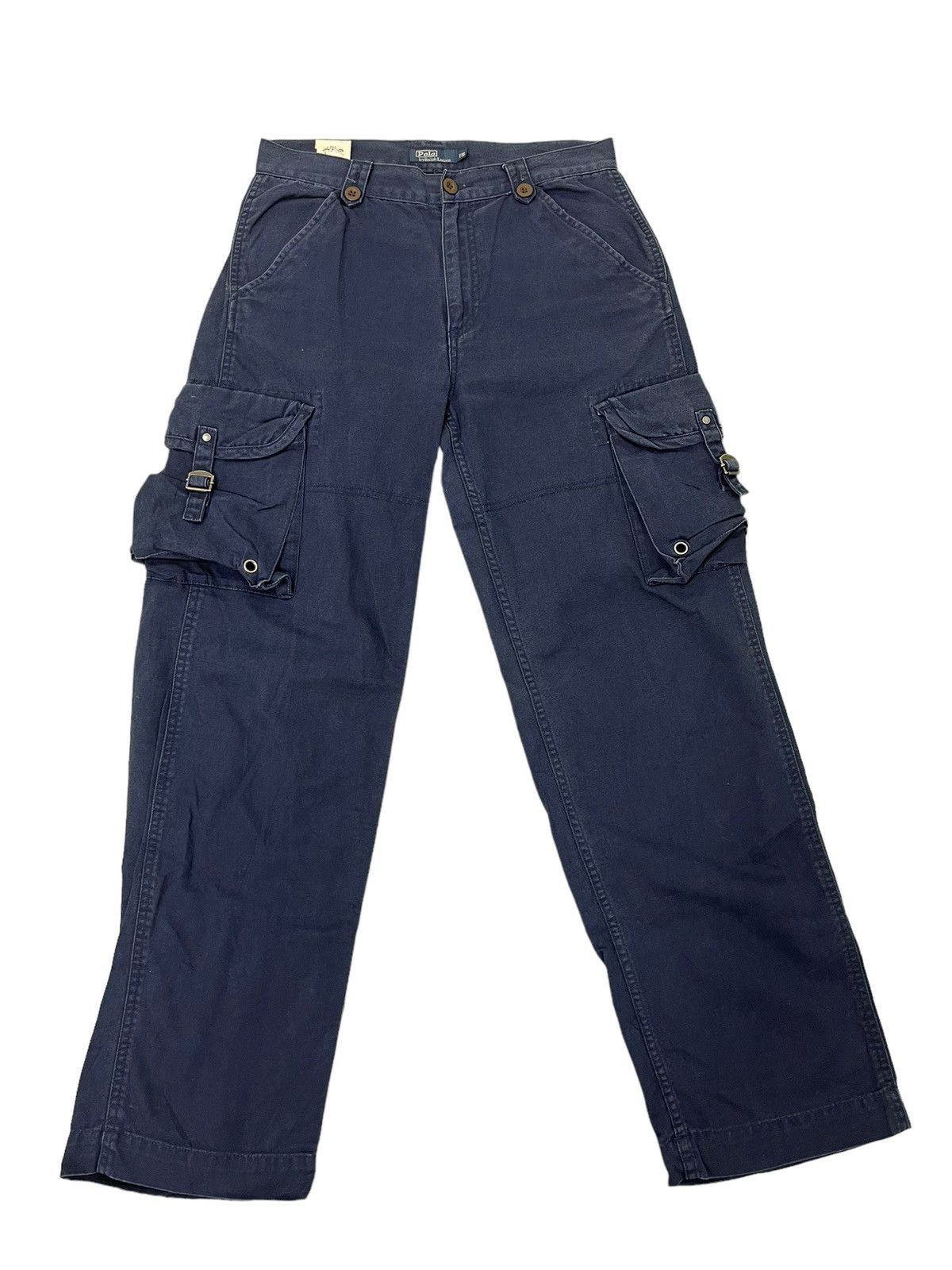 Polo Ralph Lauren 🐎Polo Ralph Lauren Cargo Pant Wide Loose 5🟦8 Size US 30 / EU 46 - 1 Thumbnail