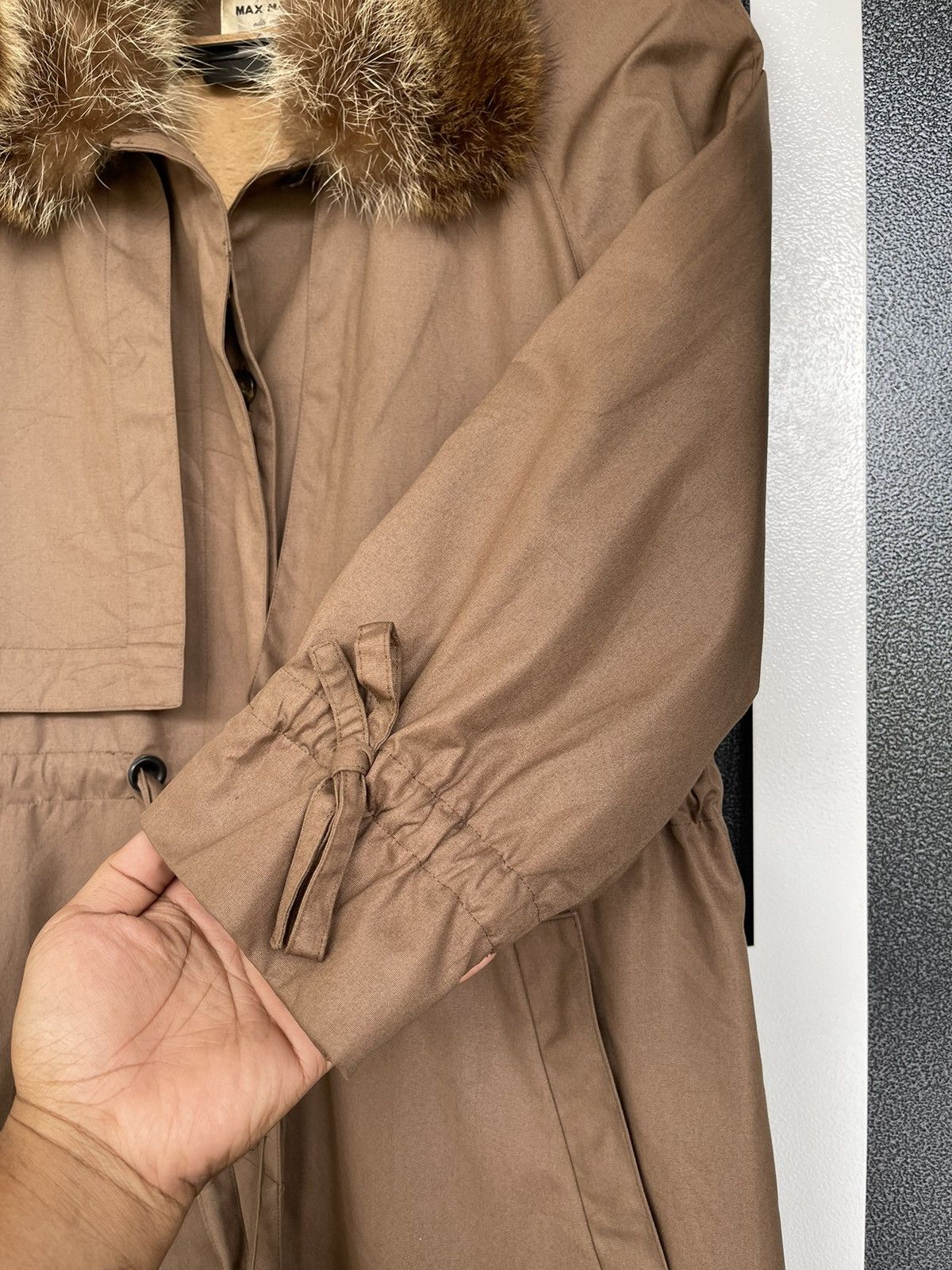 Japanese Brand × Max Mara VINTAGE MAX MARA FAUX FUR COLLAR OVER JACKET Size L / US 10 / IT 46 - 13 Thumbnail