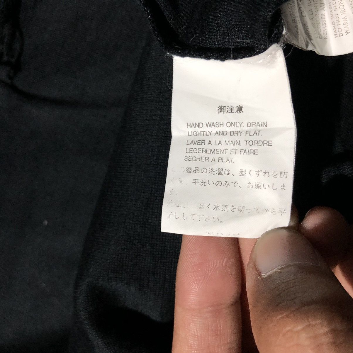 Y's × Yohji Yamamoto Y's Black Longsleeve Shirt Size M / US 6-8 / IT 42-44 - 6 Thumbnail