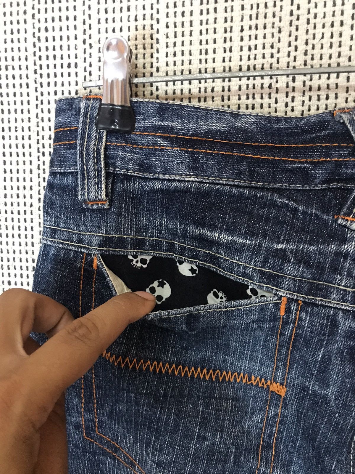 Japanese Brand × Other × Seditionaries 🔥FLARED🔥JAPANASE BRAND BA-TSU STUDIO SKULLS DENIM ‼️ Size US 30 / EU 46 - 10 Thumbnail