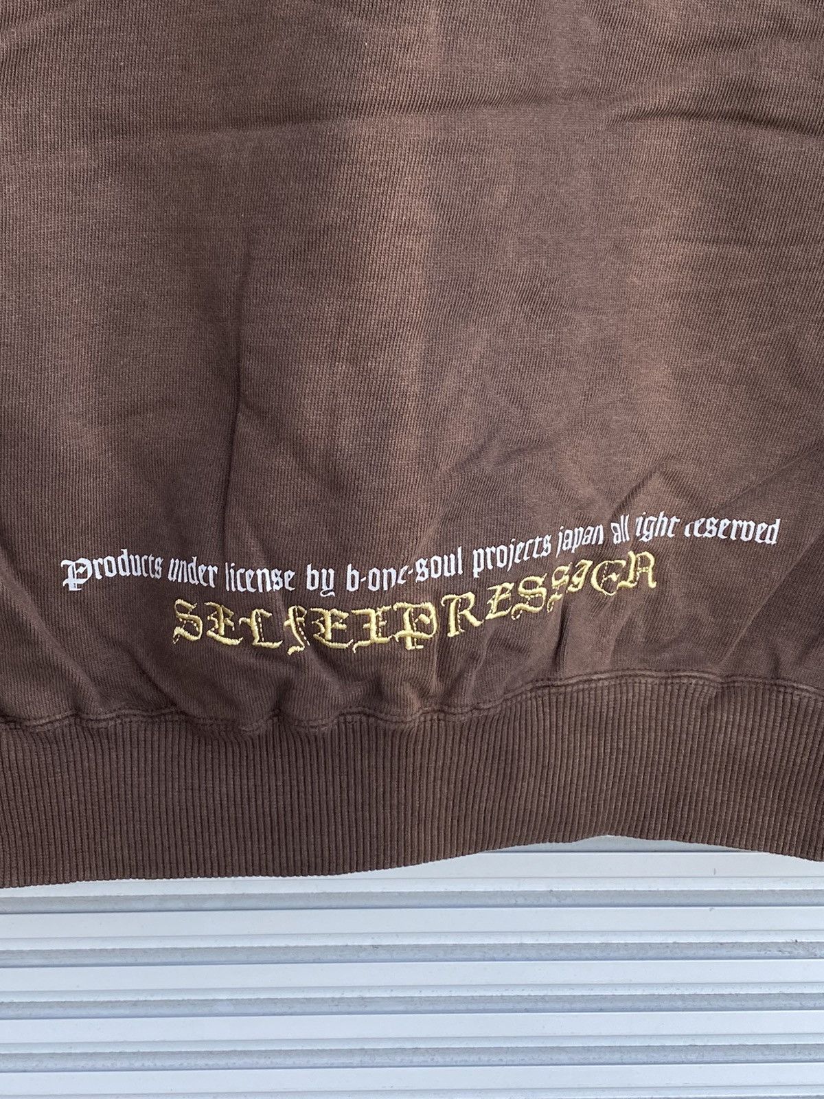 Japanese Brand Vintage B-One Soul Brown Hoodies/Fuct Travis Birdhouse Scott Size US L / EU 52-54 / 3 - 6 Thumbnail