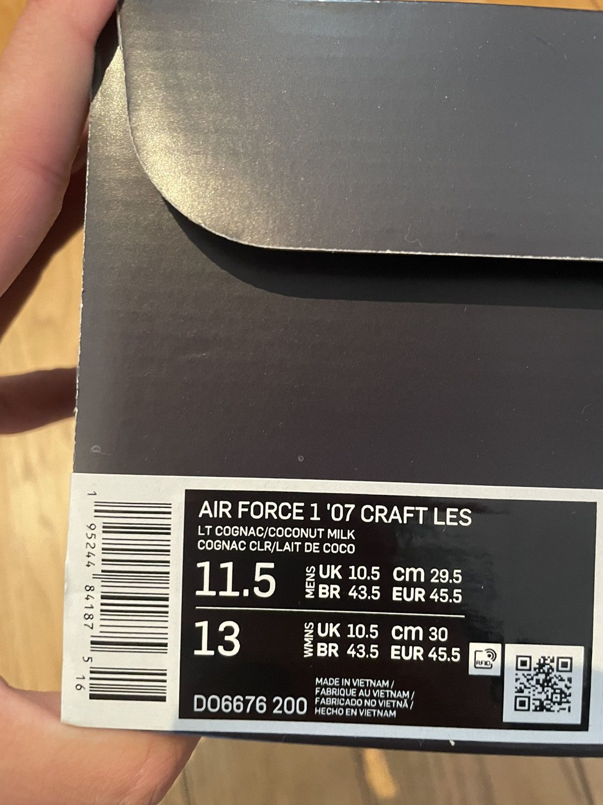 Nike Nike Air Force 1 ‘07 Craft Light Cognac Size US 11.5 / EU 44-45 - 11 Thumbnail