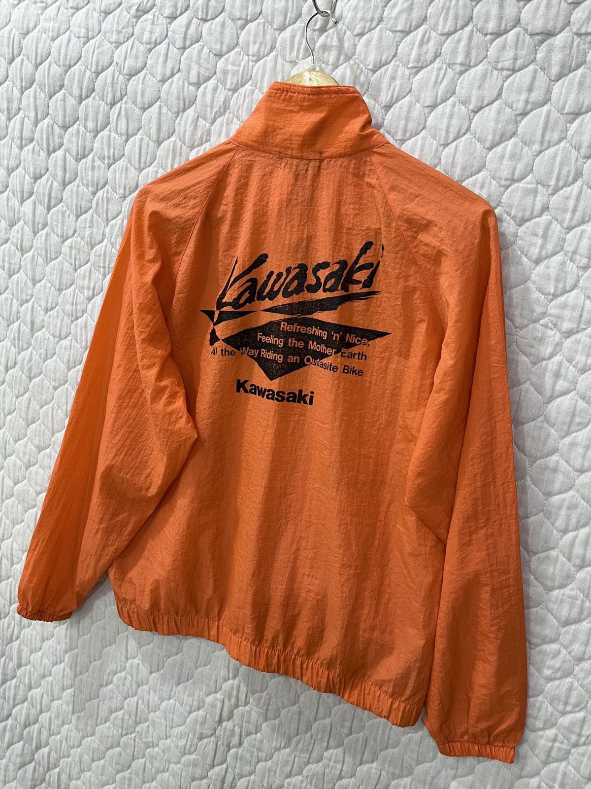 Vintage (Vvvv)💣🔥VTG KAWASAKI RACING Size US M / EU 48-50 / 2 - 2 Thumbnail