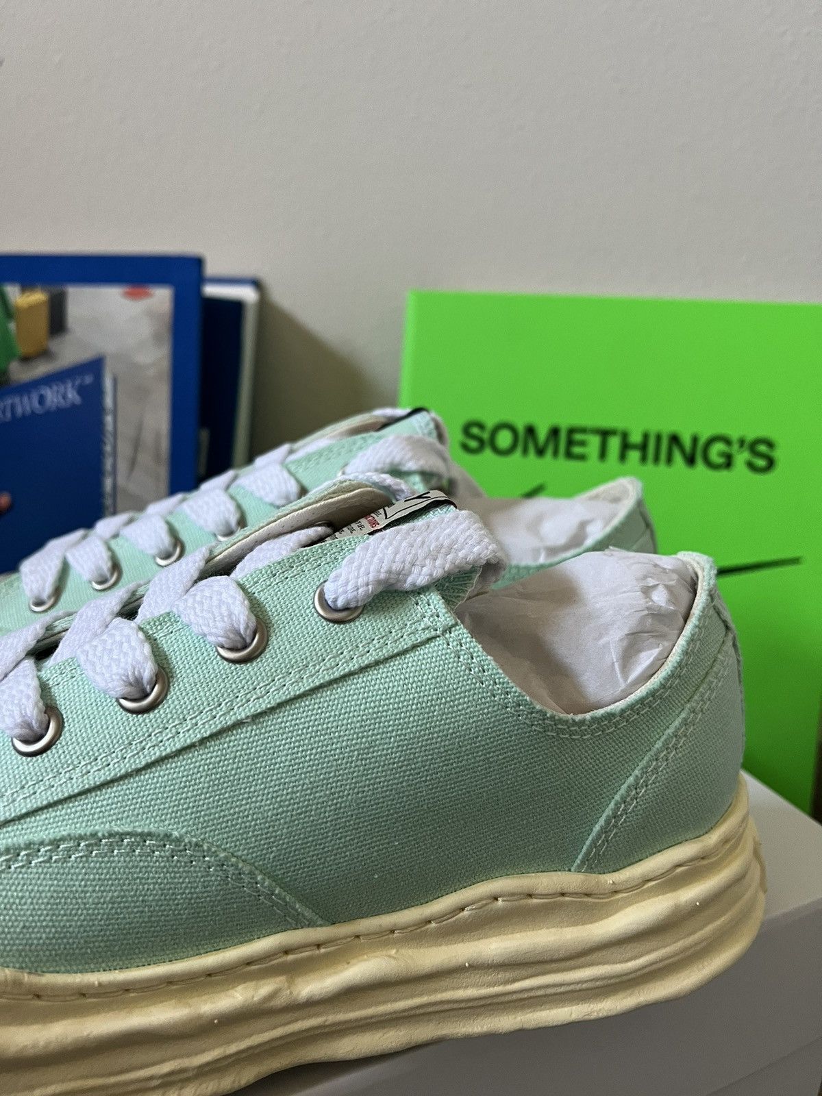 Maison MIHARA YASUHIRO Maison Mihara Yasuhiro Canvas Aged OG Sole Cap Shoes Size US 12 / EU 45 - 3 Thumbnail