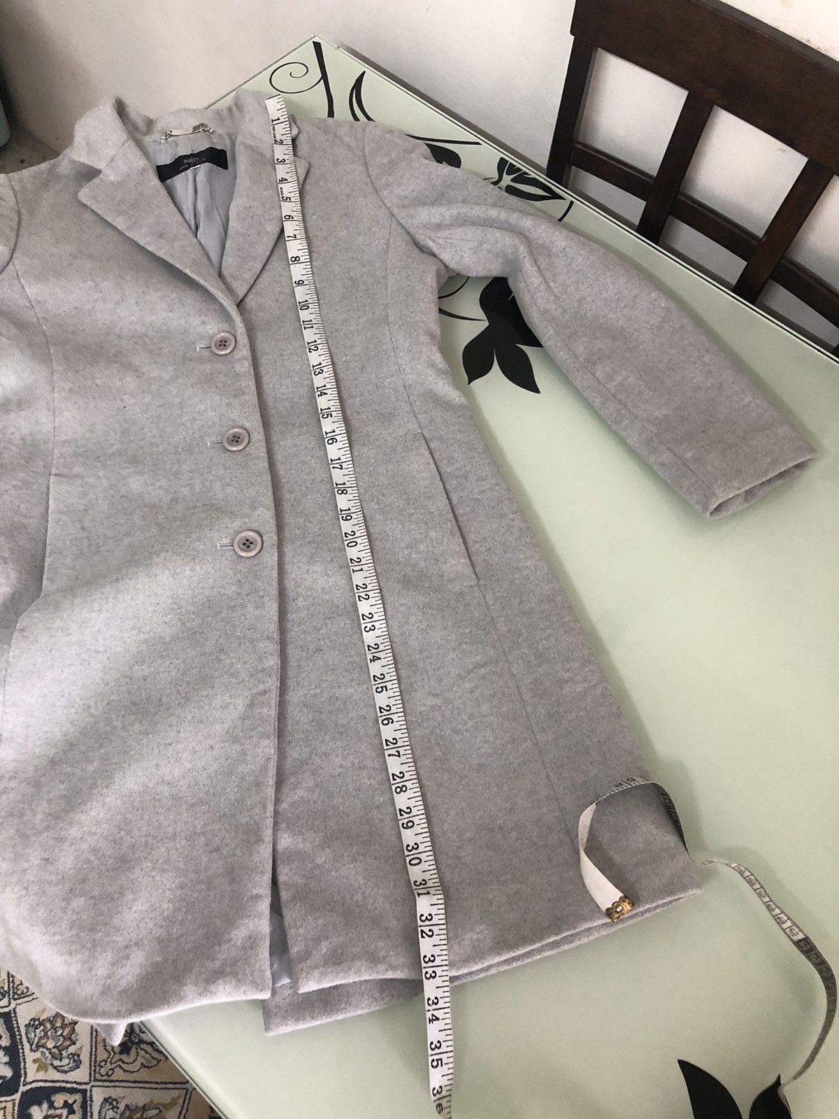 Yohji Yamamoto Fire🔥 Ined by Yohji Yamamoto Cashmere Long Coat Size M / US 6-8 / IT 42-44 - 24 Thumbnail