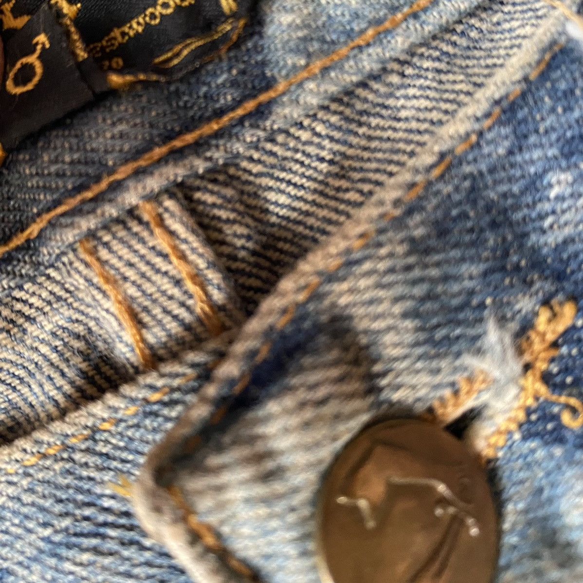 Vivienne Westwood Vintage FW98 Swords VW Anglomania Denim Size US 29 - 6 Thumbnail