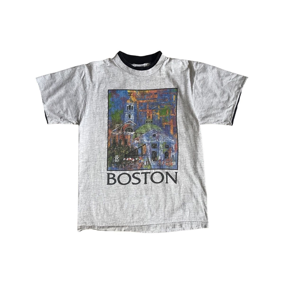 Vintage Vintage Boston art tee Size US M / EU 48-50 / 2 - 1 Thumbnail