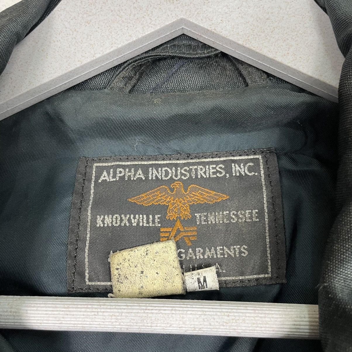 Alpha Industries × Vintage 💥90s ALPHA INDUSTRIES USA HARRINGTON BOMBER STYLE JACKET Size US M / EU 48-50 / 2 - 11 Thumbnail