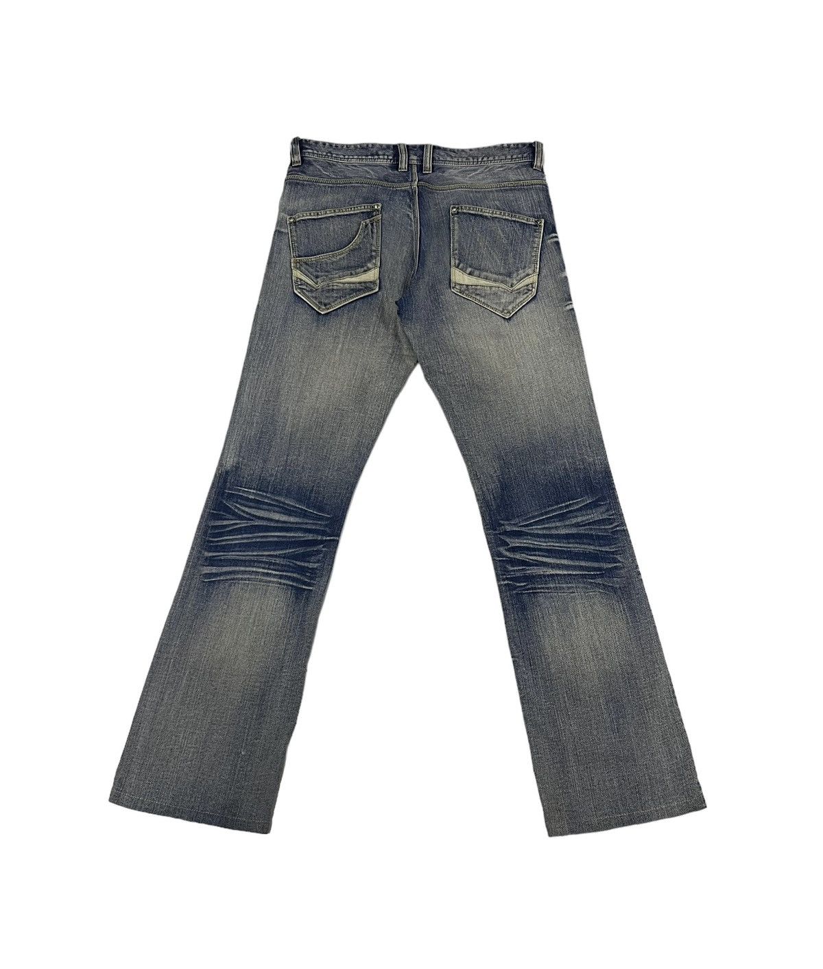 Japanese Brand Vintage NicoleClubForMen Japan Flare Jeans Size US 33 - 1 Thumbnail