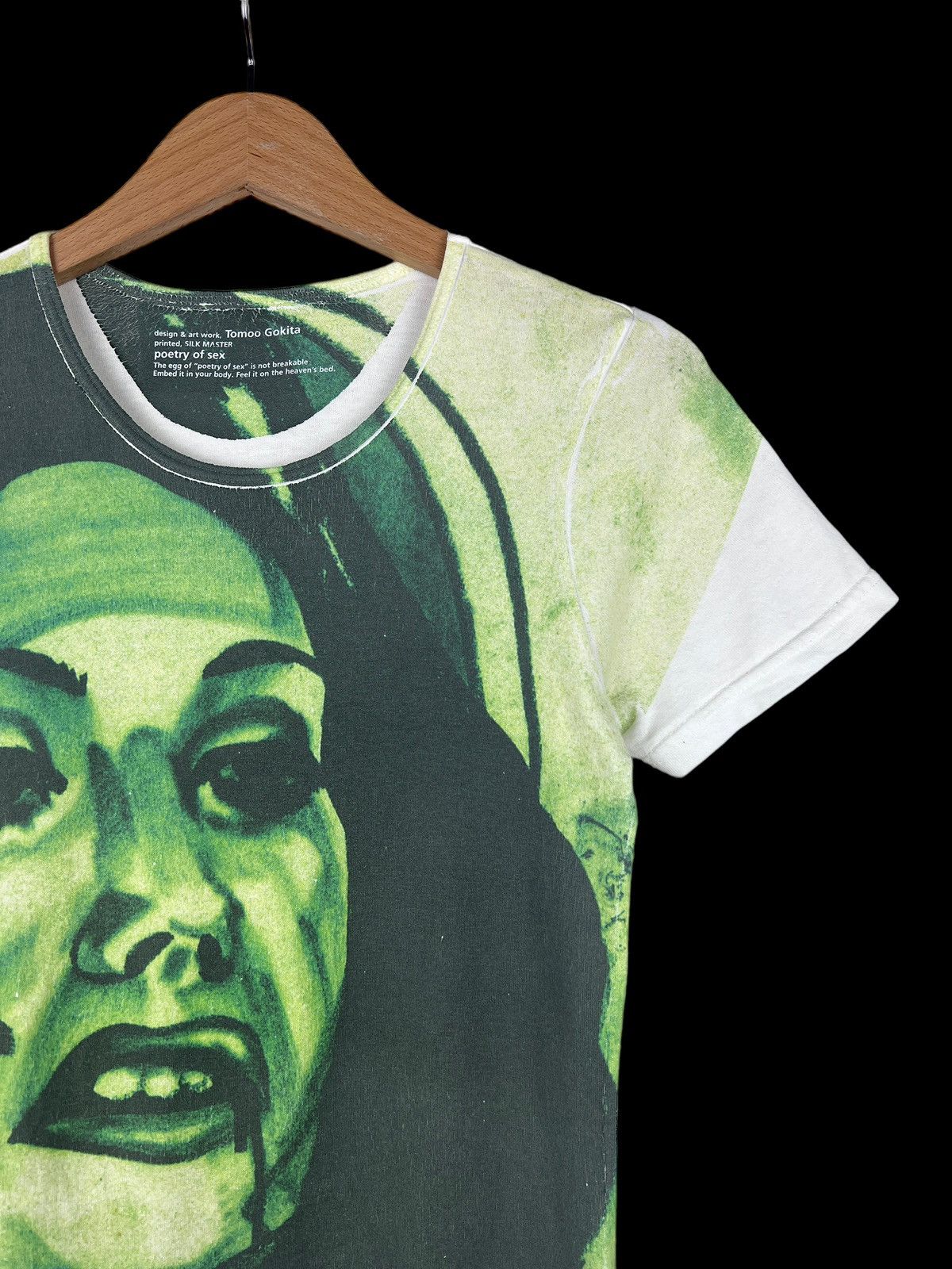 Japanese Brand Vintage Tomoo Gokita ‘Poetry Of Sex” Artwork Tshirt Size S / US 4 / IT 40 - 4 Thumbnail