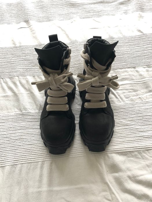 Rick Owens Bozo Tractor Jumbo Laced Lace Up FREE SHIPPING | Grailed