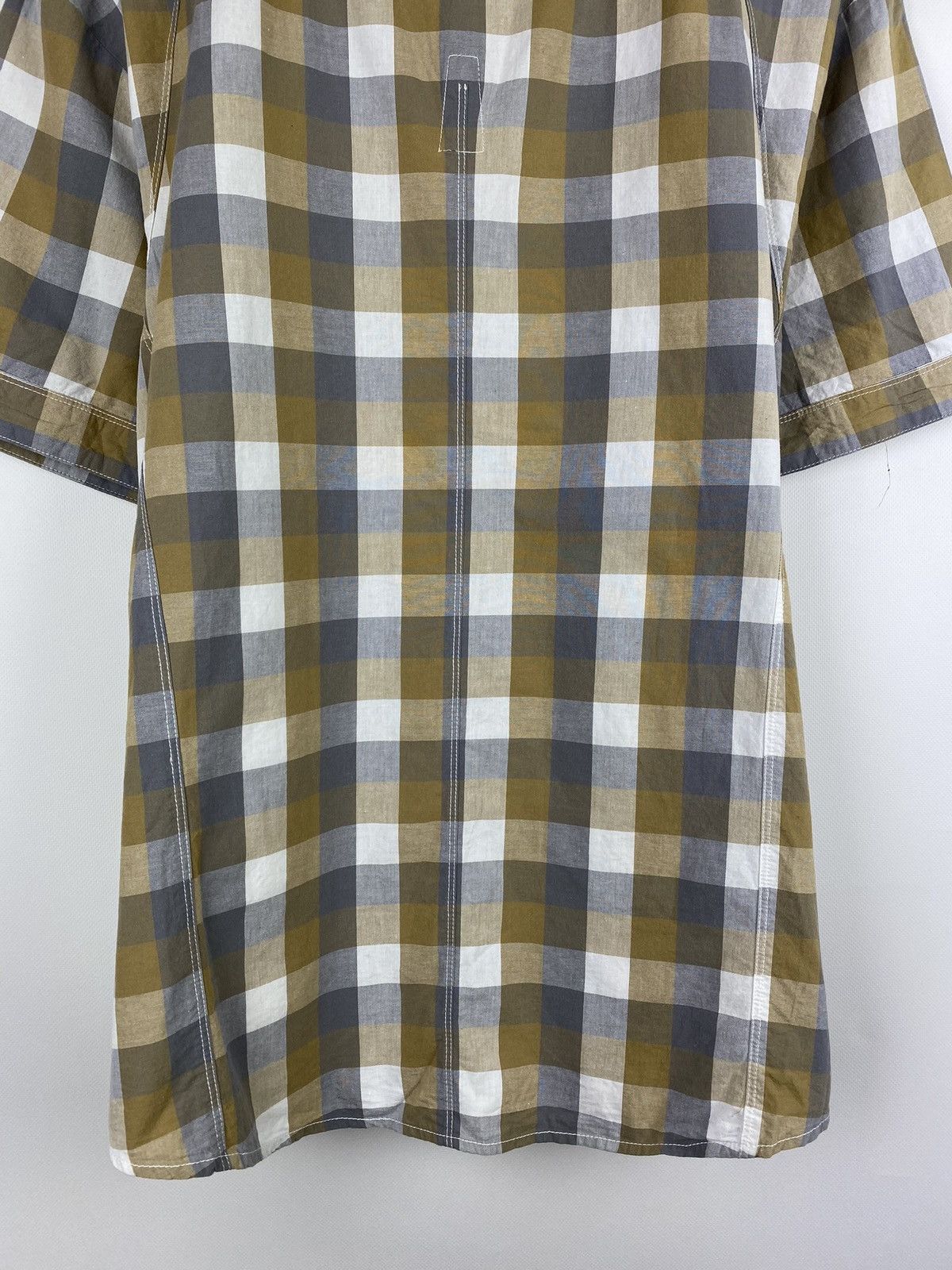 Dickies × Vintage Dickies Workwear men’s shirt sleeve checked shirt size 3XL Size US XXL / EU 58 / 5 - 17 Thumbnail
