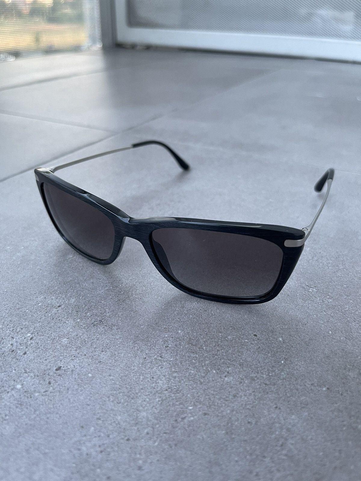 Emporio Armani Giorgio Armani AR8019 5001/11 Black Silver Sunglasses Size ONE SIZE - 2 Thumbnail
